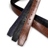Reversible Belt Strap Without Buckle Replacement Genuine Leather Dress Belt