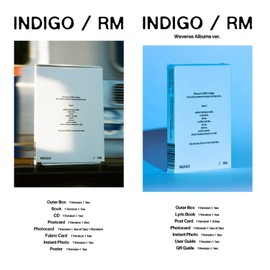 RM BTS - Indigo [Book+Postcard Edition Set] 2Album+Store Gift