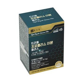 Chong Kun Dang Triple Propolis Immune Plus 850mg x 60 capsules 1 office worker gift H / 종근당 트리플 프로폴리스 이뮨 플러스 850mg x 60캡슐 1개 직장인 선물 H