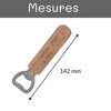 ERNESTINE - Bottle Opener Papi je t'aime - Gift for