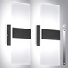 TRLIFE Dimmable Wall Sconces, Modern Wall Sconces Set of 2