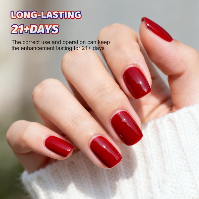36Pcs Gel Nail Polish Kit with U V Light Crystal