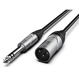 Cable Jack RF Male 6.35 mm to XLR Male, 20ft Jack XLR6BALANC Monitorsystemen: 04