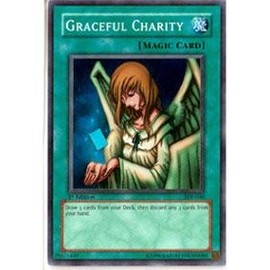 Yu-Gi-Oh! - Graceful Charity (SDP-040) - Starter Deck Pegasus - Unlimited Edition - Super Rare