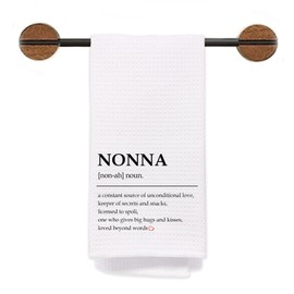 Nonna Kitchen Hand Towels - Nonna Gifts for Grandma, Nonna Dish Towels, Appreciation Gifts for Nonna/Grammy/Grandma, Grandma Gifts for Birthday/Mothers Day/Christmas, Grammy Gifts Idea-137