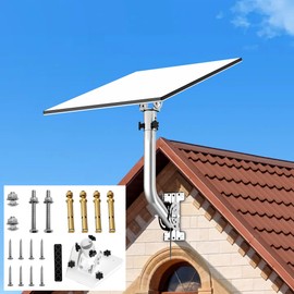 Starlink Gen 3 Mount – 160° Adjustable Pole Mounting Kit Compatible with Standard Gen3(V3) Dish, Starlink Roof/ Wall Mount with Pipe Adapter, Satellite Internet Bracket Accessories