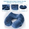 Keemall Inflatable Neck Pillow Airplane, Comfortable Inflatable Travel Neck Pillows