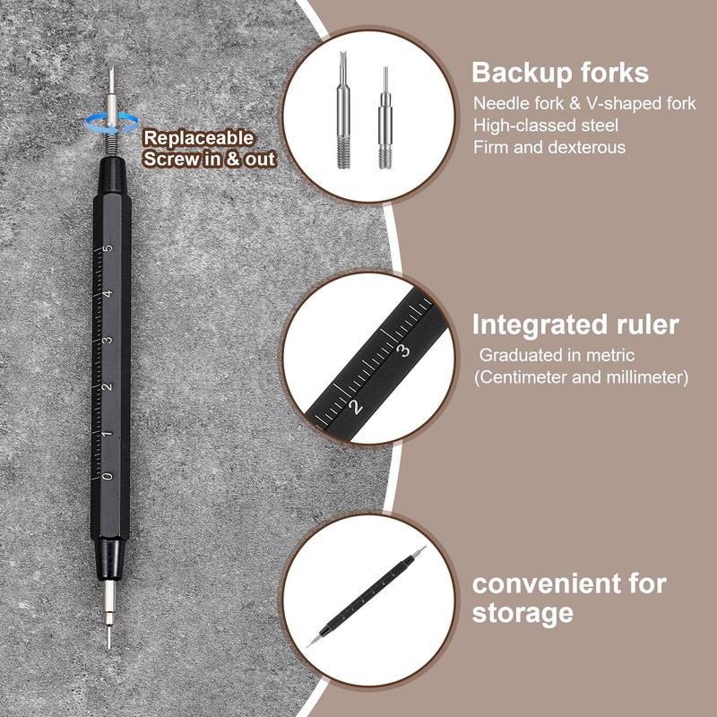Mabor Watch Band Pins Remover Tool, Double Ended Design Repair