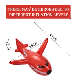 KAYNO 6 Pieces Inflatable Airplanes Aircraft Inflates Plane Inflated Toys for Kids Birthday Shower Party Decoration Supplies