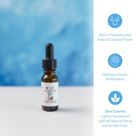 Pure Inventions - Coconut Water Infusion Drops - Drink & Water Infuser - Naturally Occurring Electrolytes - No Sugars, Calories or Artificial Sweeteners - Deluxe Travel Size - 12 Servings - 0.34 oz