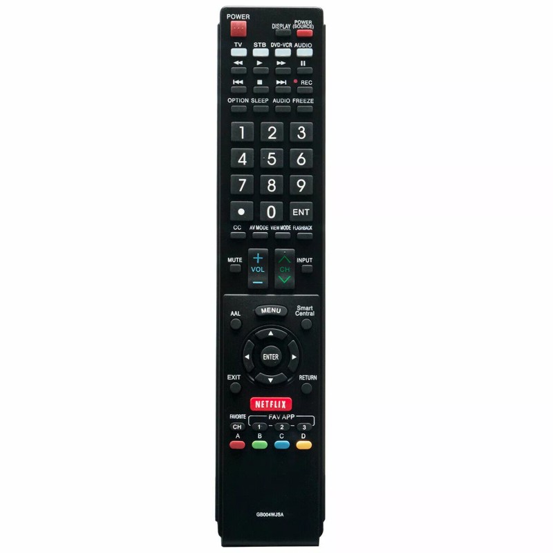 Unbranded New TV Remote GB004WJSA for Sharp LC-52LE640U LC-60C6400 LC52C6400U