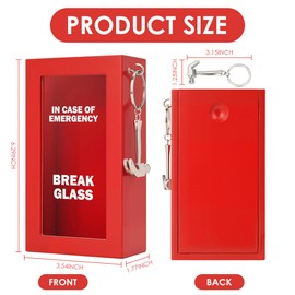 in Case of Emergency Break Glass Boxes, Funny Office Desk Decor, Gag White Elephant Gifts for Adults Friends Coworkers