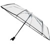 Yanen Full Automatic Folding Transparent Clear Auto Open Travel Umbrella