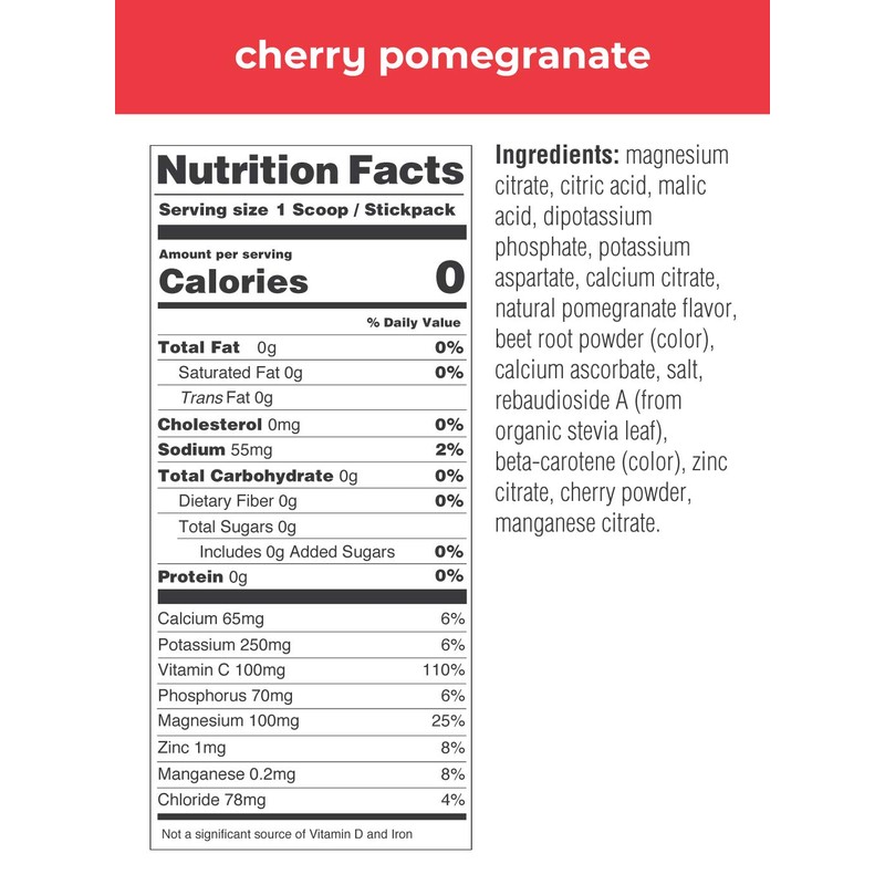 Ultima Health Products - Ultima Replenisher Electrolyte Powder Cherry Pomegranate