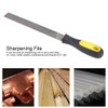 Metal File, 8in Steel File Professional Flat File Ergonomic Flat