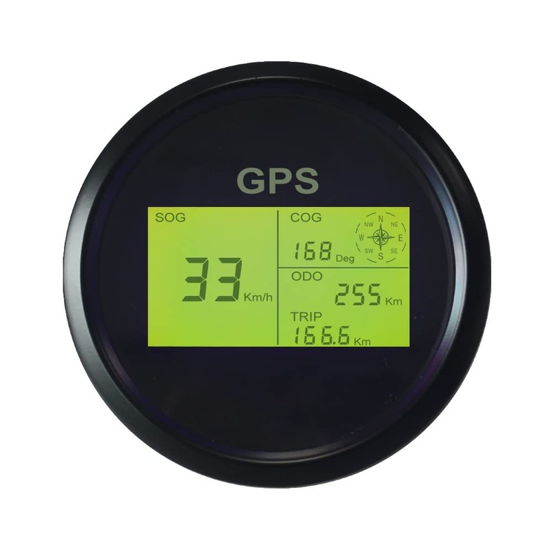 ELING GPS Speedometer Digital Speed Gauge Odometer Tripmeter For Auto