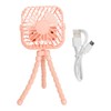 Portable Stroller Fan, 3 Wind Speed Flexible Camping Fan Winding