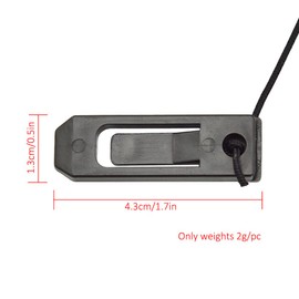 4 PCS Sup Split Surfer Paddle Board Fin Clip Water Separator Water Ski Board Fish Fin Clip Buckle Paddleboard Surfboard Tail Clip