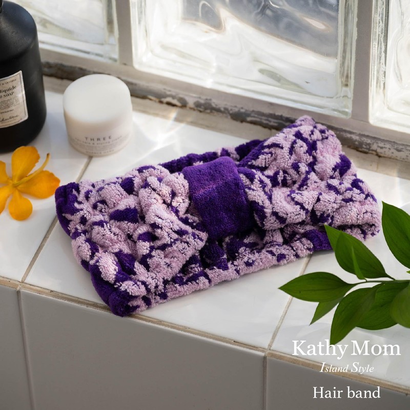Kathymum Island Style Nohair Series 23902202 Women's Hair Band, Purple