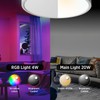 ANTENLICHT ANTENLICHT LED Deckenlampe Smart 24W Kompatibel mit Alexa und