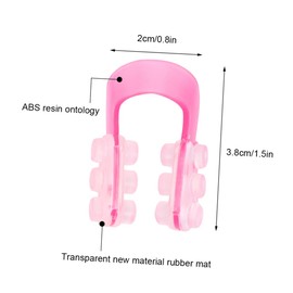 FOMIYES 3sets Nose Clips Nasal Splints for Rhinoplasty Nasal Bridge Shaper - Suitable for Droopy Nose and Hump Straightening