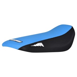 Enjoy Mfg E Ride Pro ERide Pro S-SS Electric Bike Seat Cover  BLACK/LIGHT BLUE - BOLT #433