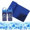 Cool Bottled Towels, Set of 2, Blue, Cool Feel, Quick