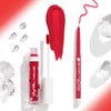 Set Labios Rojos Marilyn Monroe Delineado y gloss Wet n