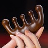 Wood Grain Scalp Gua Sha Comb for Meridian Massage Gua Sha Comb 3ea