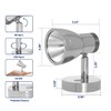 THALASSA 3W RV Stepless Dimmable Reading Light for Boat 12V