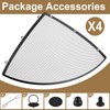 Fire Pit Spark Screen,36inch Heavy Duty Foldable Fire Pit Cover,Outdoor