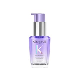 KÉRASTASE Huile Cicagloss Blond Absolu Travel Size | Aceite de reparación profunda para cabello rubio y dañado | Hidrata, nutre y repara la fibra capilar| | Con Ácido Hialurónico | 30ml