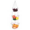 3‑Tier Flower Basket Iron Wire Hanging Vegetable Storage Fruit Organizer
