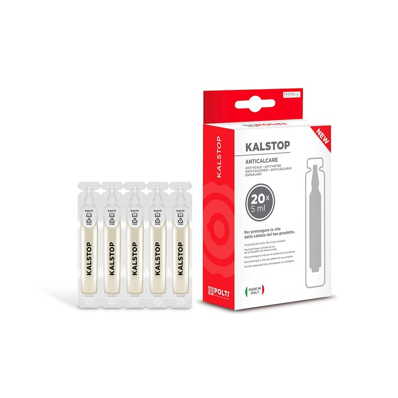 Polti PAEU0094 Kalstop Anti-Scale Phials, White