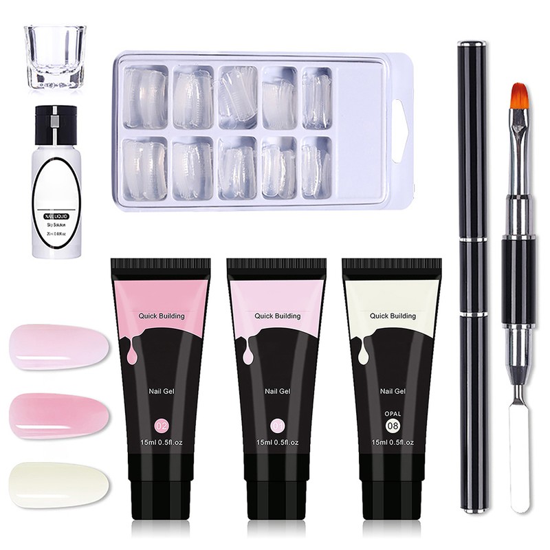 Nail Gel Kit 15ml Safe Reliable Quick Extension Extension Nail