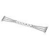 Rhinestone Brass Metal Bracelet Watch Band Strap Replacement for IOS