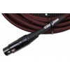 Pig Hog PHM20BRD Black/Red Woven High Performance XLR Microphone Cable,