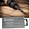 Mini Micro Drill Bit Set,20 PCS 0.3-1.6mm Shank Twist Drill
