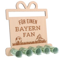 Spruchreif Original Wooden Money Gifts | Wooden Gifts | Gift Football Fan | Money Gift Birthday | Bavaria Fan