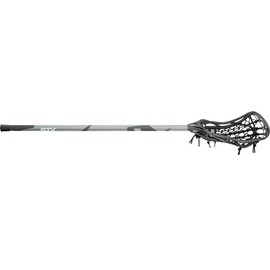 STX Lacrosse Women's Fortress 300 Complete Stick with Head, Handle & Strung, Grey