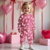 Ritatte Toddler Baby Girl Valentines Outfit Love Heart Lollipop Crewneck