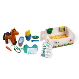 Melissa & Doug Feed & Groom Horse Care Play Set