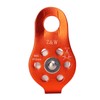 Rock Climbing Pulley Fixed Sideplate Single Sheave Pulley Orange Lift
