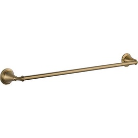 DELTA FAUCET 79424-CZ Linden Wall Mounted 24 in. Towel Bar in Champagne Bronze