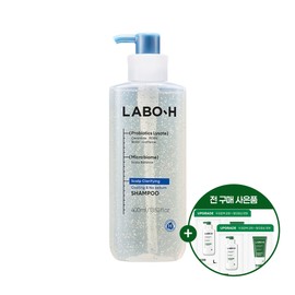 아모레퍼시픽 Labo H Scalp Strengthening Clinic Cooling & No Sebum Shampoo 400ml (1 piece) (+ Free Shampoo & Treatment Pouch)
