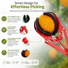 Fruit Picker Tool for Tree Harvesting – 3-Claw Handheld Collector
