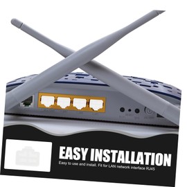 SHOWERORO 50pcs Ethernet Port Dust Plug Protector for Network Routers and Computers Durable and Reusable Cover to Keep Ports Clean and from Dirt and Grime