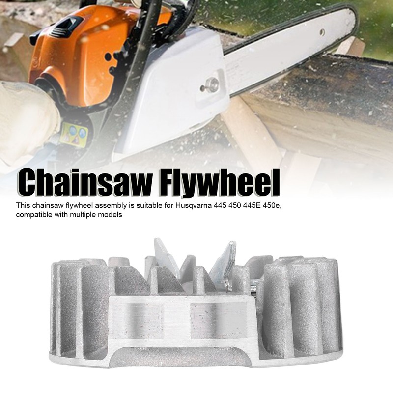 Chainsaw Flywheel Assembly 544111801 Aluminum Alloy Parts for Husqvarna 445