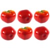 6-Pack Artificial Tomato Red Plastic Vegetable Tomatoes Fake Vegetables Tomate