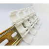 Set of 4 Wago 221-412/413 clamps on DIN rail